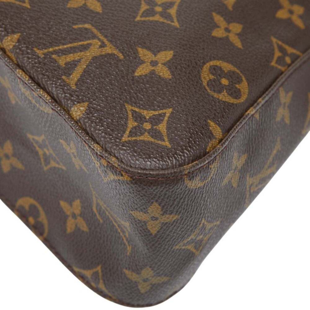 LOUIS VUITTON Authentic Brown Monogram Leather Mini Looping Shoulder Bag - Picture 6 of 12